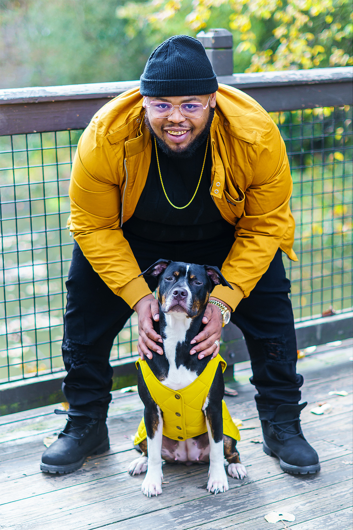 Family, Portraits, Pet, Fall, Leaves, Park